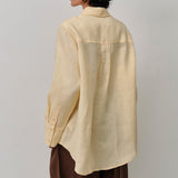 Great Linen Shirt in Butter