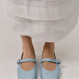 Great Mary Janes in Powder Blue