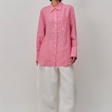 Great Linen Shirt in Pink