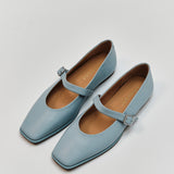 Great Mary Janes in Powder Blue