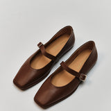 Great Mary Janes in Maple