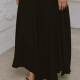 Technical Printed Skirt in Black