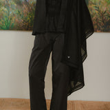 Eternal Ramie Selendang in Black
