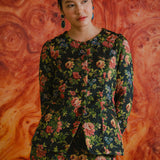 Heritage Brocade Waistcoat in Earl Grey