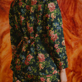 Heritage Brocade Waistcoat in Earl Grey