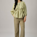 Avenue Linen Pants in Pistachio