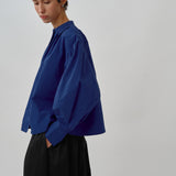Ryder Blouse in Cobalt Blue