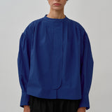Ryder Blouse in Cobalt Blue