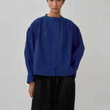 Ryder Blouse in Cobalt Blue