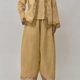 Thalia 2-Piece Linen Blouse in Sunray