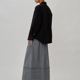 Escapade Pleated Skirt in Gingham