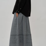 Escapade Pleated Skirt in Gingham