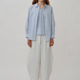 Shift Shirt Set in Blue Squared