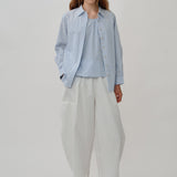 Shift Shirt Set in Blue Squared
