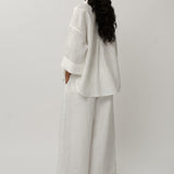 Lennox Linen Trousers in Porcelain