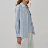 Shift Shirt Set in Blue Squared