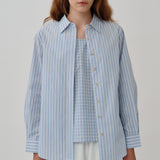 Shift Shirt Set in Blue Squared
