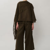 Salon Linen Pants in Truffle