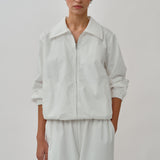 Cruise Bomber Jacket in White