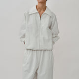 Cruise Bomber Jacket in White