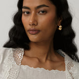 Thalia 2-Piece Linen Blouse in Porcelain