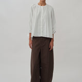Utility Twill Barrel Pants in Truffle