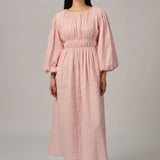 Sunday Dress in Pink Gingham
