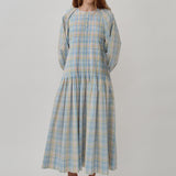 Studio Pintuck Dress in Popsicle