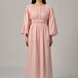 Sunday Dress in Pink Gingham
