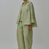 Friday Linen Shirt in Melon