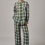 Avenue Pants in Blue Plaid