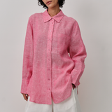 Great Linen Shirt in Pink