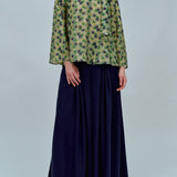 Technical Flowing Trousers in Navy