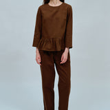 Core Tapered Pants in Chocolate