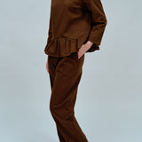 Core Tapered Pants in Chocolate