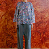 Hera Trousers in Steel Blue
