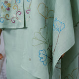Celeste Ramie Selendang in Sage