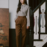 Core Tapered Pants in Chocolate